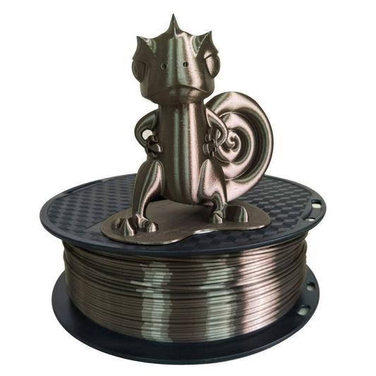 PLA Silk Filament 1.75mm 1kg - Mocha Brown 3D Print Creativity