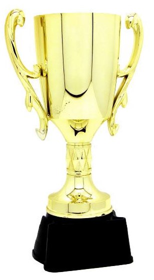 Medium Gold Cup Trophy with handles 3D Print Creativity Pty Ltd