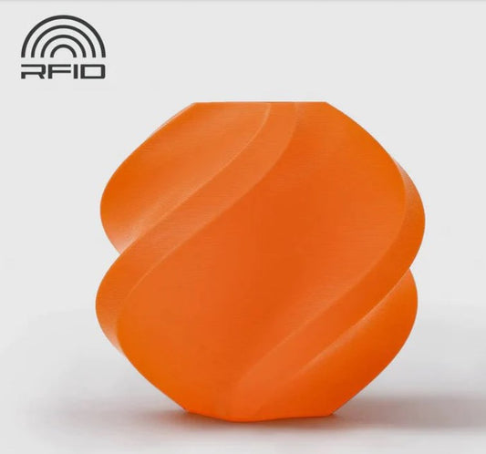 Bambu Lab PLA Basic Orange with spool  3D Print Filament 1kg 3D Print Creativity Pty Ltd