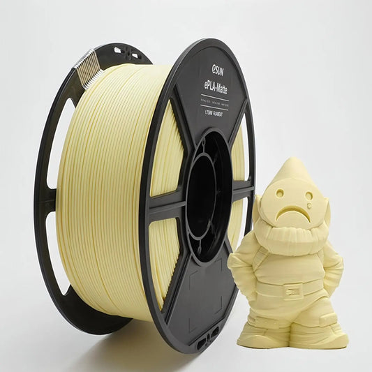 eSun Matte PLA 3D Print Filament 1.75mm 1kg - Almond Yellow 3D Print Creativity