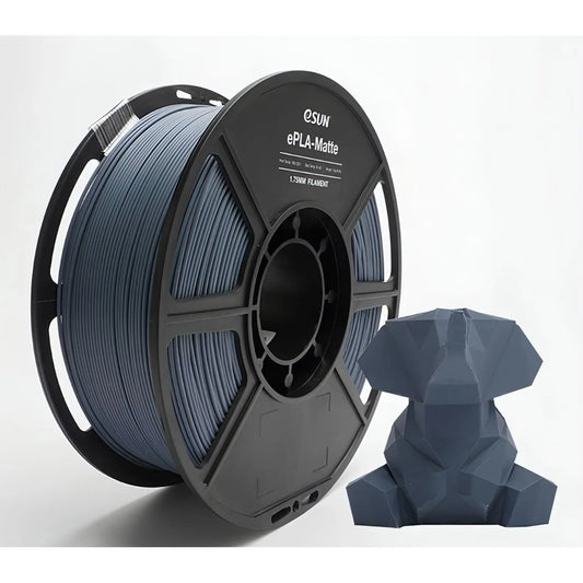 eSun Matte PLA Filament 1.75mm 1kg - Dark Grey 3D Print Creativity