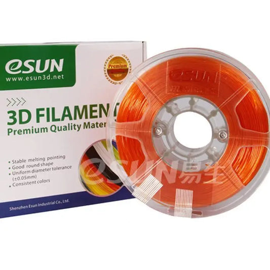 eSun PETG Filament 1.75mm 1kg Colour: Transparent Orange 3D Print Creativity