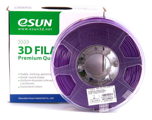 eSUN ABS 3D Filament 1.75mm 1kg Purple 3D Print Creativity