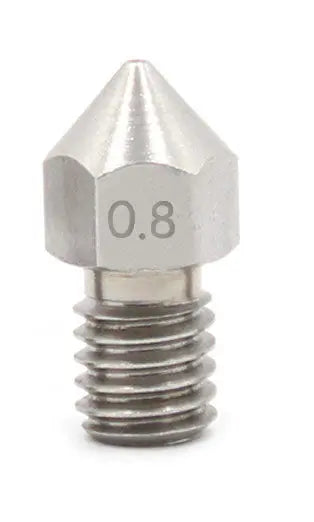 MK8 V5 V6 Hardened Tool Steel Nozzle 1.75 - 0.4/0.8mm