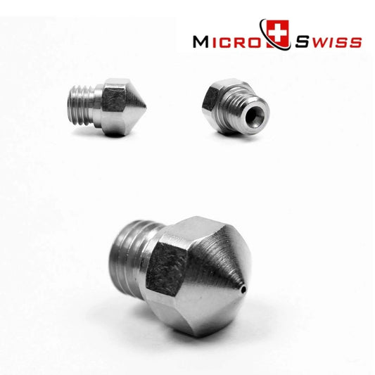 MK10 Plated Wear Resistant Nozzle for PTFE lined hotend M7 Threads-0.4mm/1.75mm 3D Print Creativity