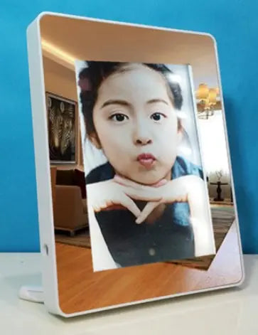 2 in 1 Magic Mirror and LED Light Photo Frame - Rectangle