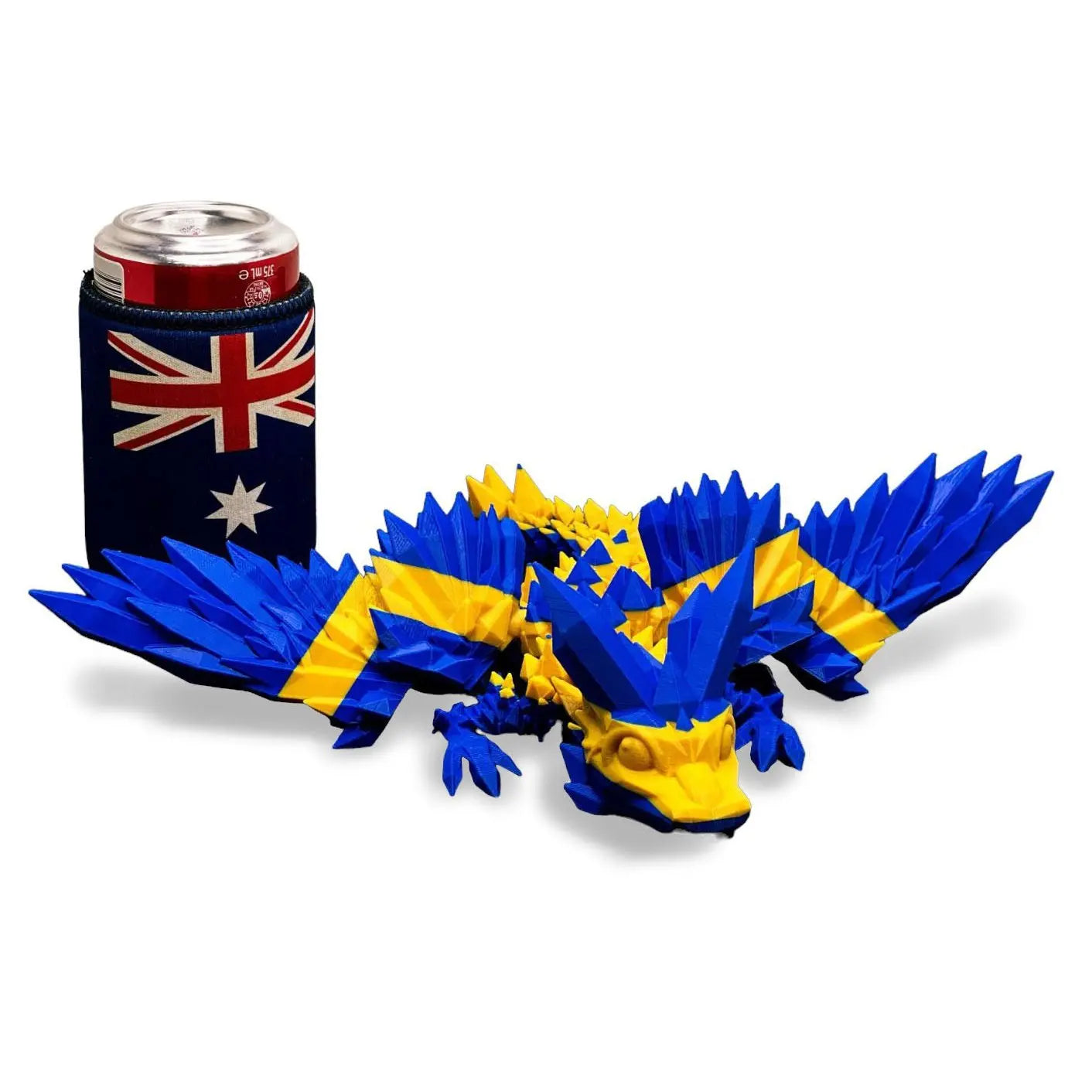 3D Model - Baby Crystal Wing Dragon - 3 sizes available
