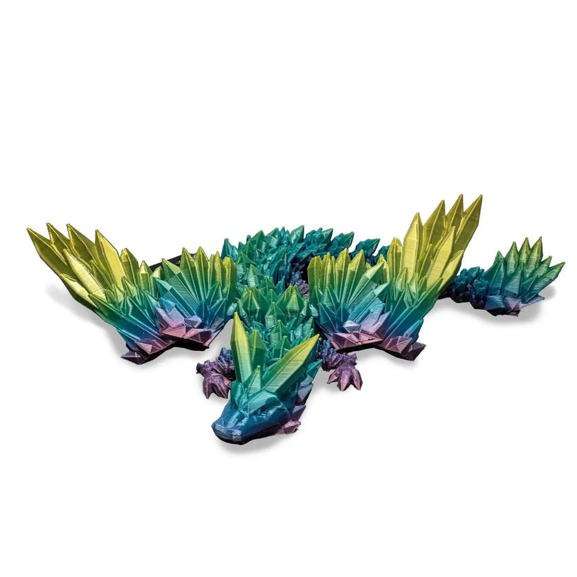 3D Model - Crystal Wing Dragon - 3 sizes available