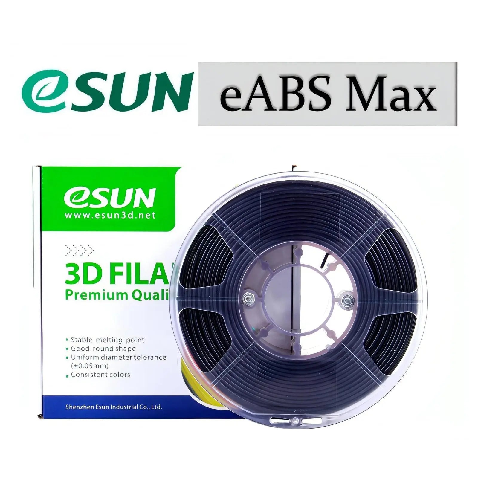 ABS Max Black 1.75mm -1kg roll-