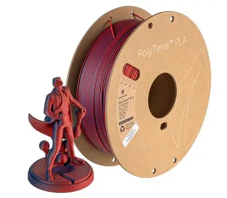 Polymaker PolyTerra Dual Matte PLA Mixed Berries (Army Red / Army Blue) 1kg (1.75mm)