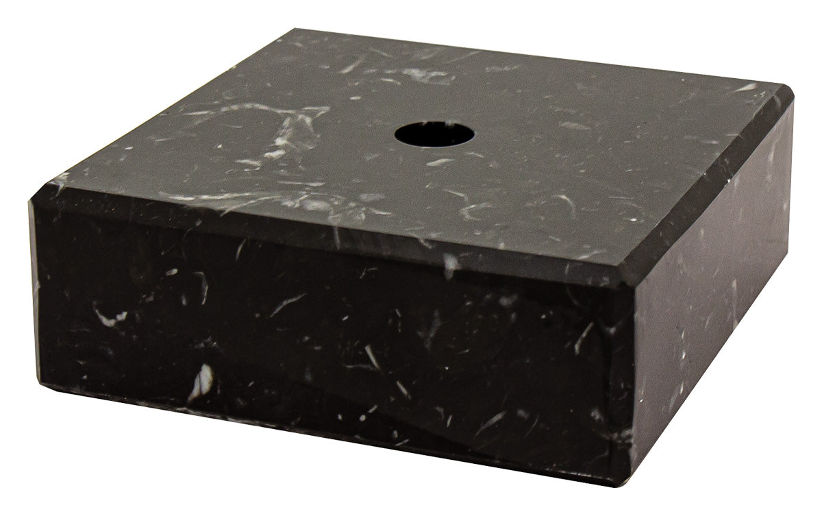 Black Marble Base 30mm 3D Print Creativity Pty Ltd
