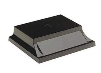 Base 1 Hole Large Black  95 x 114 x 27mm