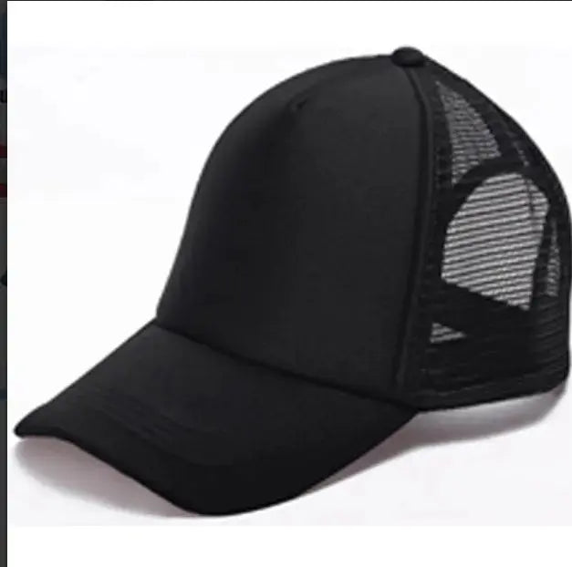 Black Caps Hats for Sublimation ink Heat Press Printing