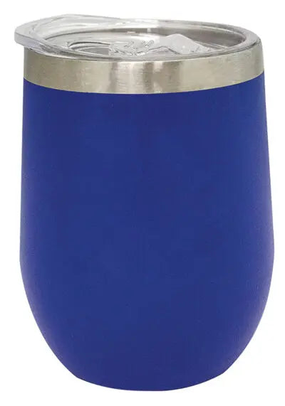 Blue stainless steel Wine Tumbler 350ml -