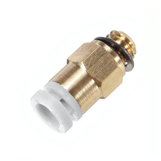 Brass Pneumatic Connector for Remote Extruder for  3D Printer M6 Thread -H168 3D Print Creativity