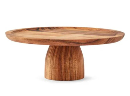 Wood Cake Stand - with Laser Engraving - 3D Print Creativity