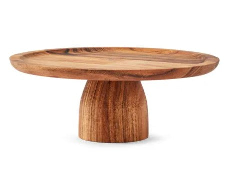 Wood Cake Stand - with Laser Engraving