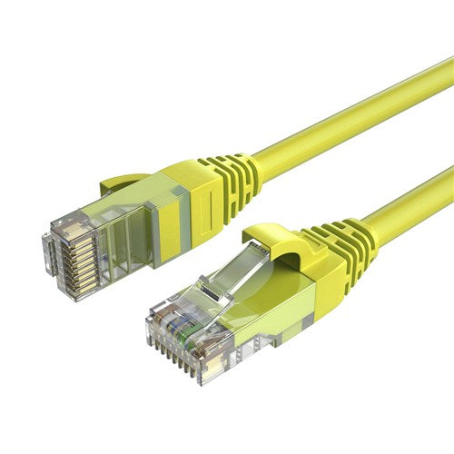 Cat 6a Patch Cable 2m - Yellow - 3D Print Creativity