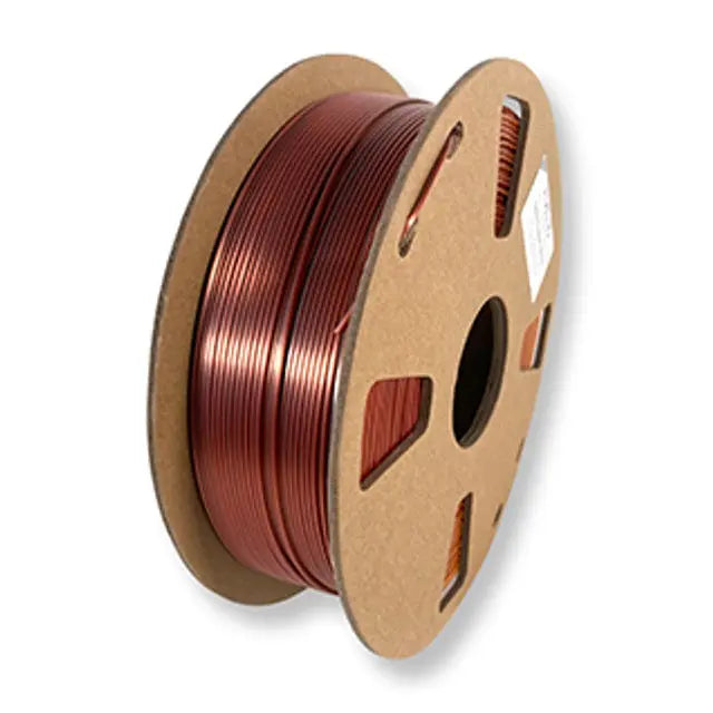 PLA Silk Dual Colour Filament 1.75mm 250g - Gold/Copper 3D Print Creativity