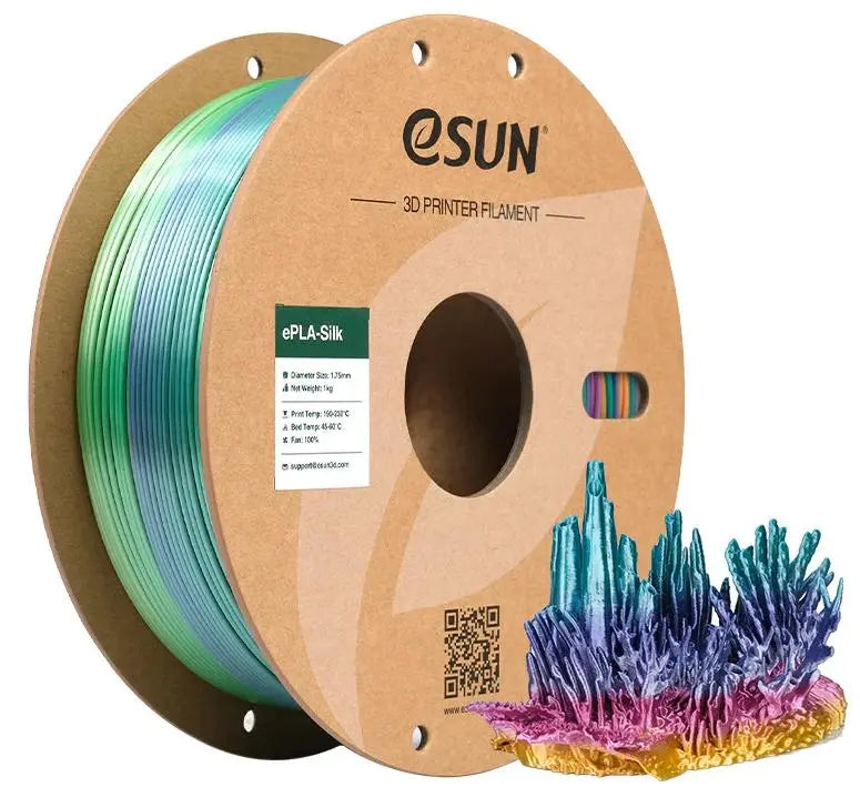 ESUN Rainbow Silk PLA - CORAL -1.75mm 1kg