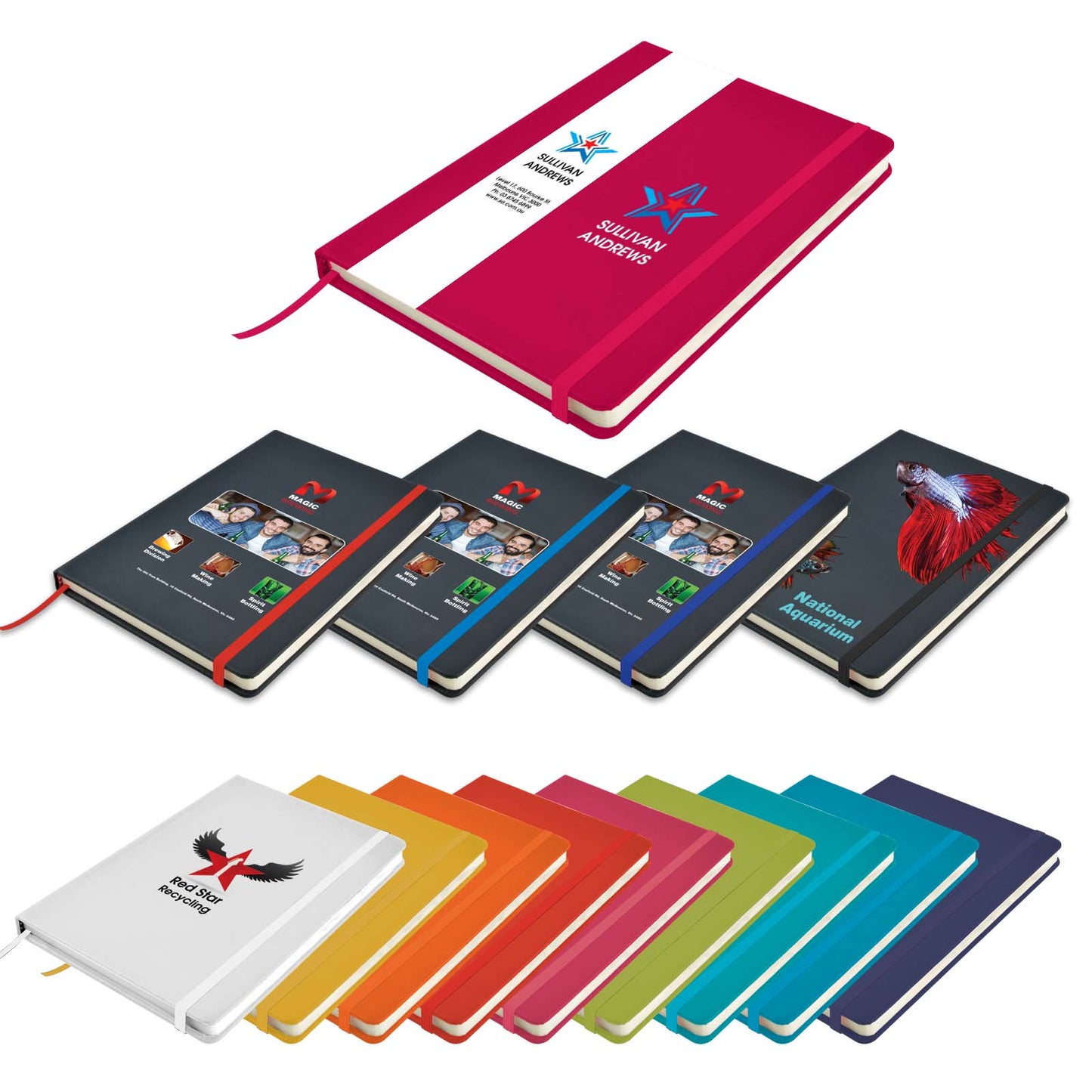 Venture A5 Notebook LL5087 3D Print Creativity Pty Ltd