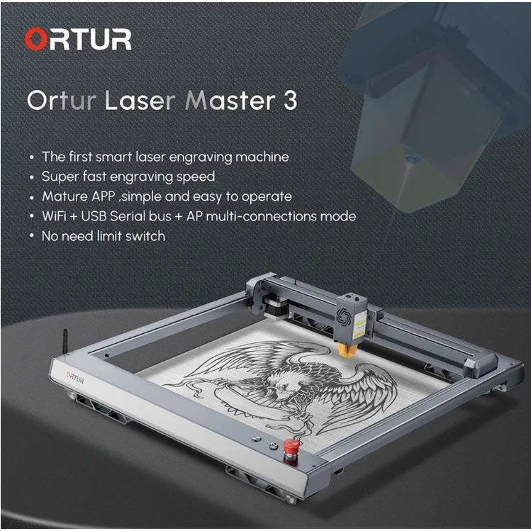 Laser Master 3 -LU2-10A - Diode Laser Engrave  and cutting machine