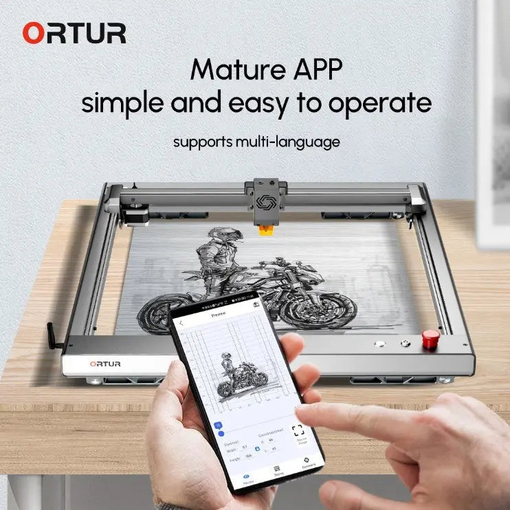 Laser Master 3 -LU2-10A - Diode Laser Engrave  and cutting machine 3D Print Creativity