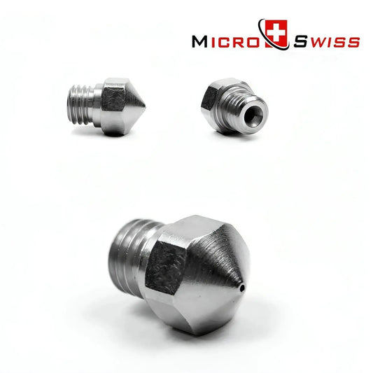 MK10 Plated Wear Resistant Nozzle for PTFE lined hotend 0.5mm M7 Thread 3D Print Creativity