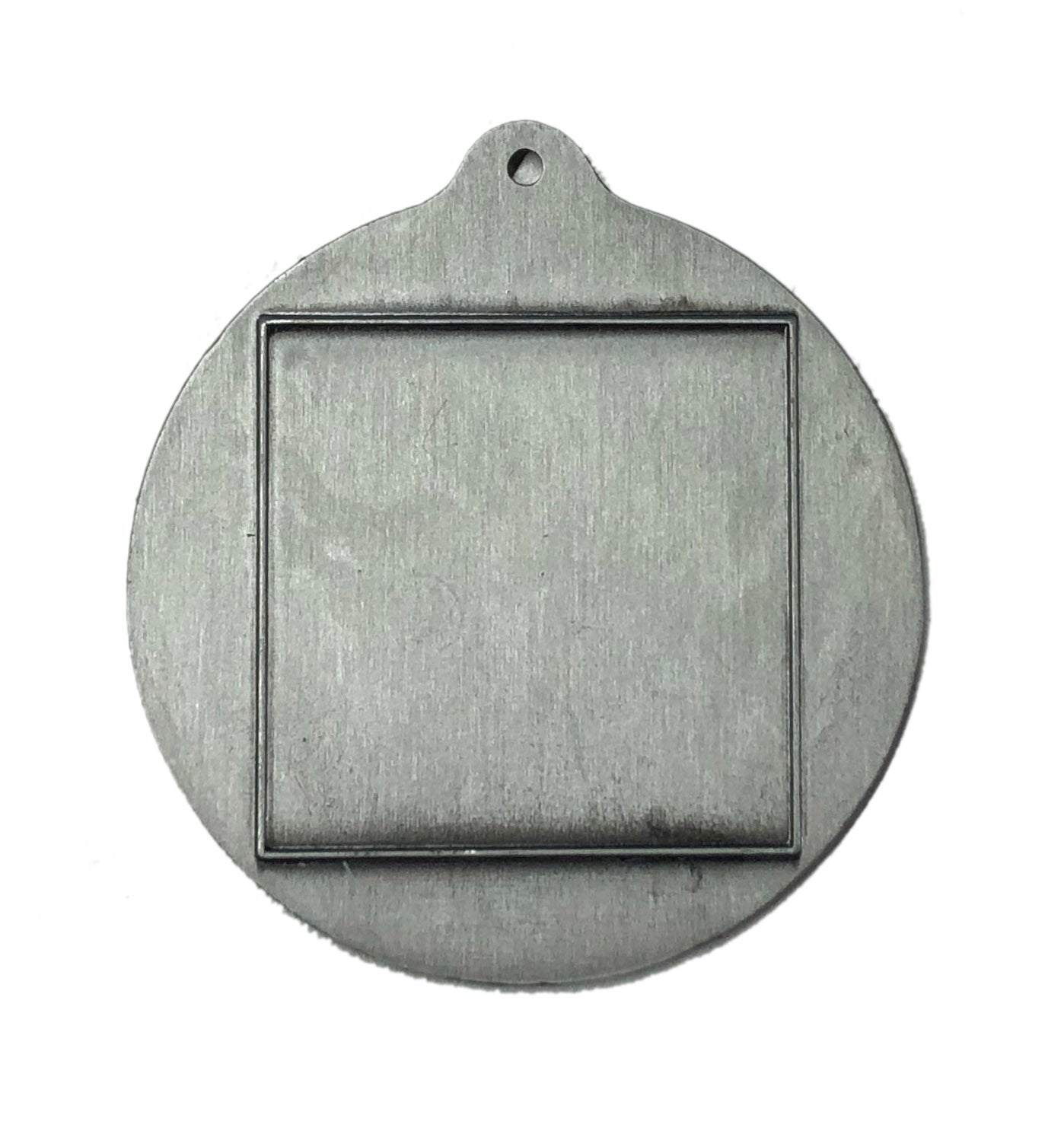 2nd Sculptured Round Medal Trophy - Silver
