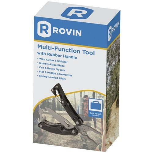 Aluminium Multi-function tool with rubber handle - Rovin