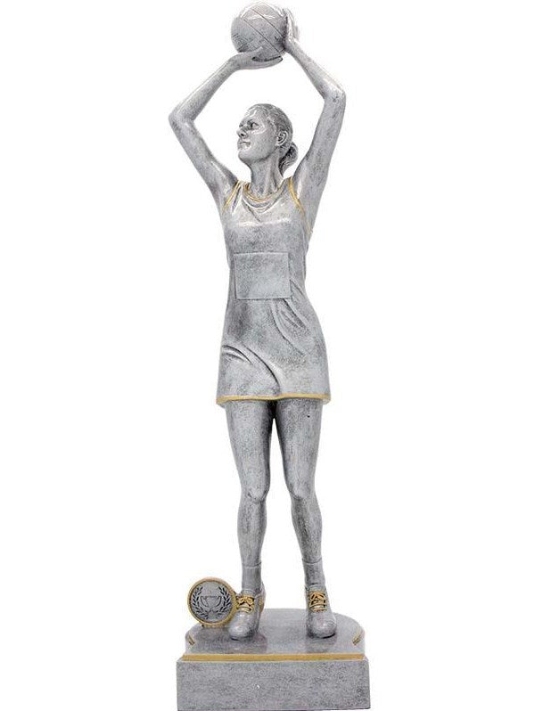 Netball Conquest Series Trophy - Pewter 3D Print Creativity Pty Ltd