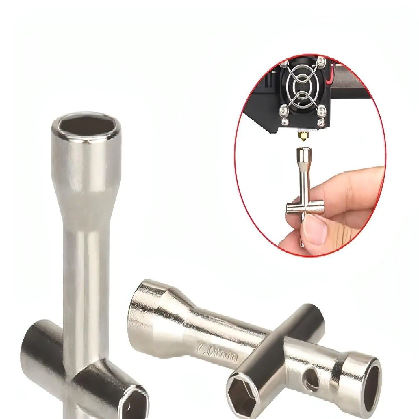 Nozzle Mini Spanner M2 M2.5 M3 M4 Screw Nut Hexagonal