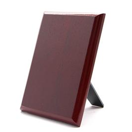 Plaque Burgundy/Stand Large