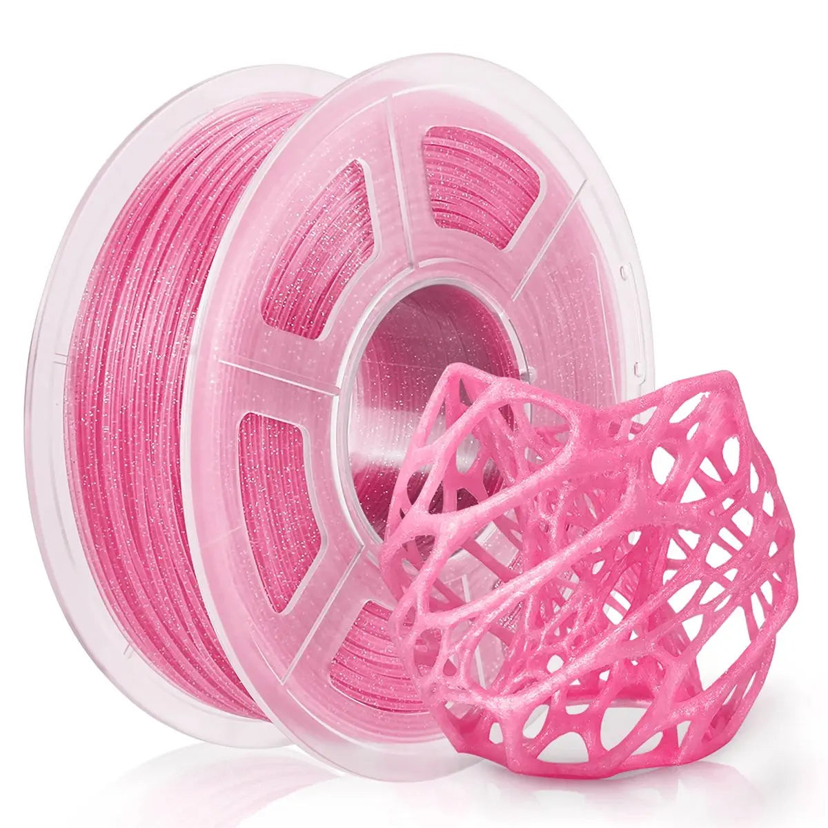 PLA 3D Filament 1.75mm Twinkling Pink - 1kg 3D Print Creativity