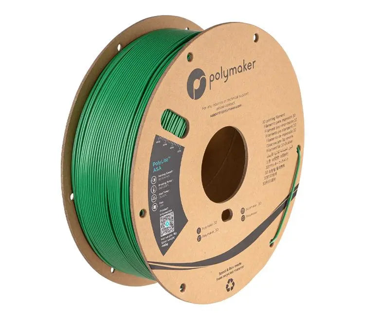 Polymaker PolyLite ASA GREEN 1kg 1.75mm Filament