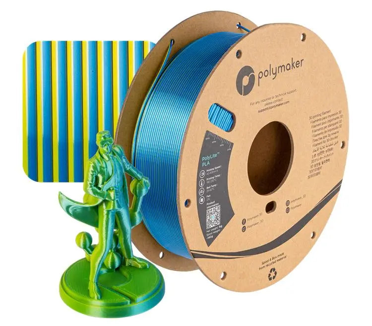 Polymaker PolyLite Dual Silk PLA CHAMELEON 1kg 1.75mm Filament