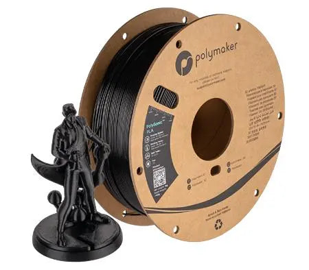 Polymaker PolySonic PLA High Speed Black 1kg (1.75mm) 3D Print Creativity Pty Ltd