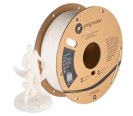 Polymaker PolySonic PLA High Speed White 1kg (1.75mm) 3D Print Creativity Pty Ltd