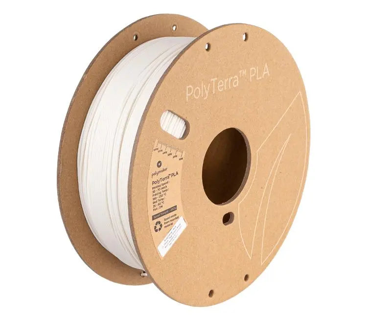 Polymaker PolyTerra Matte PLA COTTON WHITE 1kg 1.75mm Filament