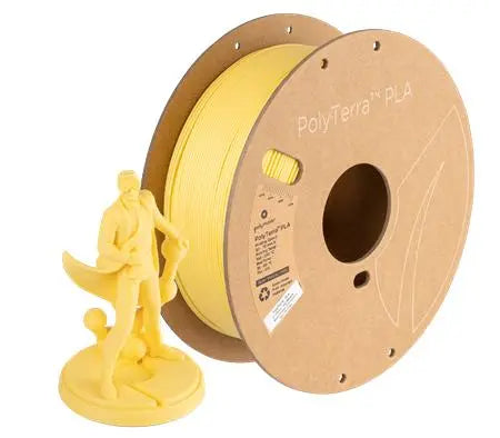 Polymaker PolyTerra PLA Matte Pastel Banana 1kg