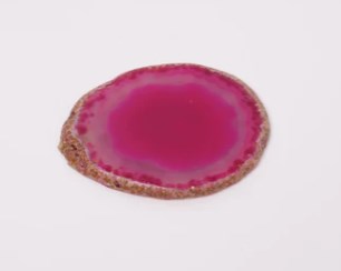 ROSE RED AGATE COASTER