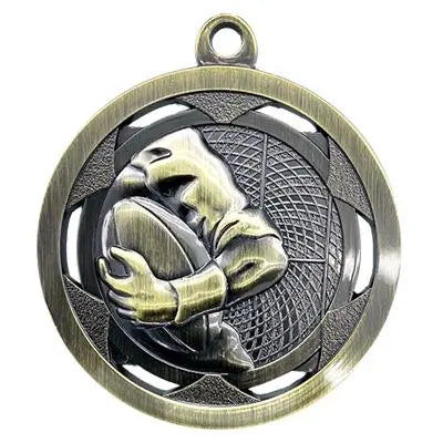 Rugby Sculptured Gold Medal
