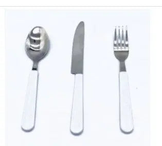 Polymer Handle Stainless Steel Sublimation Fork/Knife/Spoon Cutlery 3D Print Creativity Pty Ltd