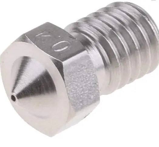 Stainless Steel Nozzle 0.4mm M6 Extruder for 1.75mm Filament E3D V5-V6 3D Printer