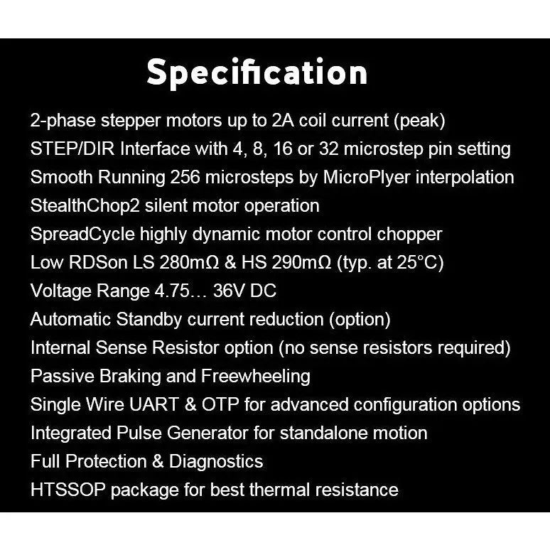 Stepper Motor Driver - TMC2225 V1.0 - 2A Coil Current