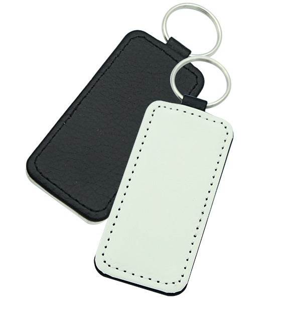 Keyring - PU Leather Rectangle - 3D Print Creativity