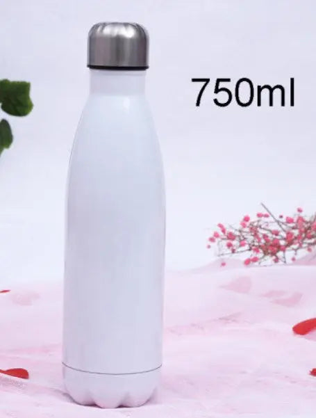 Sublimation Stainless Steel Double wall Thermos Drink travel Bottle 750ml