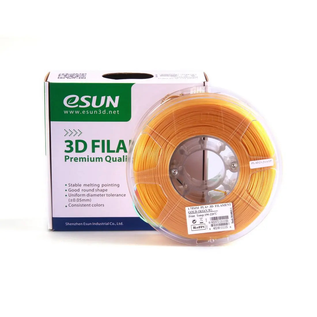 Sun PLA Glass Lemon Filament 1.75mm 1Kg 3D Print Creativity