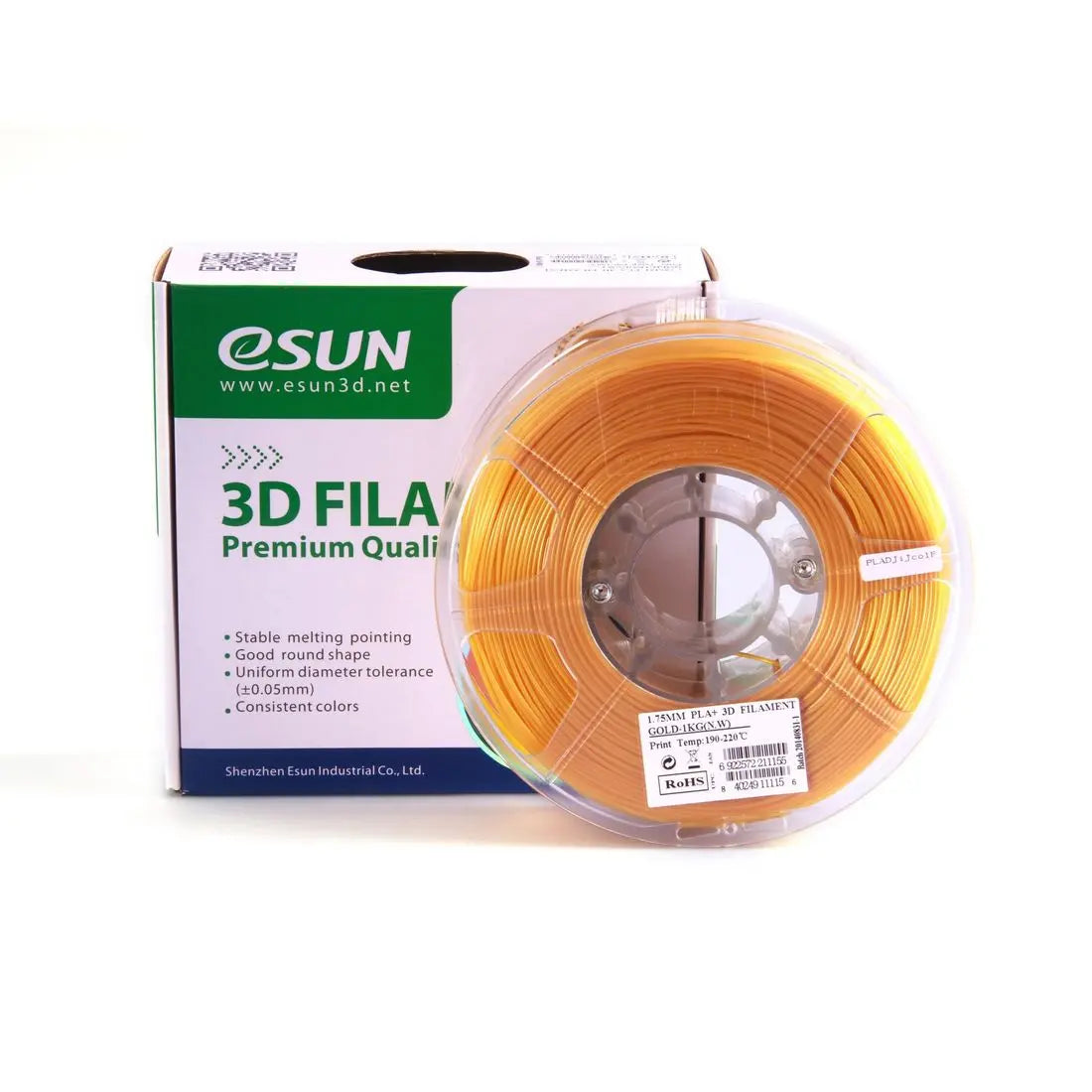 Sun PLA Glass Lemon Filament 1.75mm 1Kg