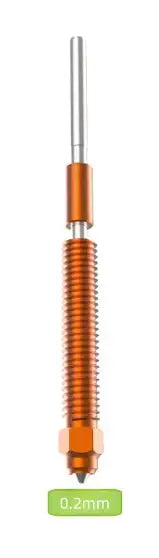 Unicorn Nozzle with Integrated Heat Break for K2 Plus 1.75mm-02mm-